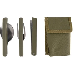 Klappbesteck 3-tlg. mit Tasche