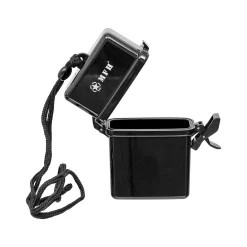 Kunststoff-Box mit Nackenband waterproof