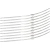Kunststoffhandschellen 10er Pack 70 x 1.2 cm