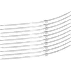 Kunststoffhandschellen 10er Pack 70 x 1.2 cm