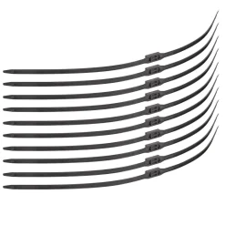 Kunststoffhandschellen 10er Pack 89 x 1.27 cm