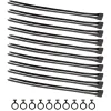 Kunststoffhandschellen 10er Pack Double Flex 55 x 1.25 cm