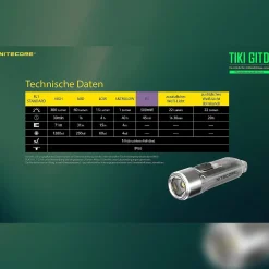 LED Lampe TIKI GTID - Glow in the dark