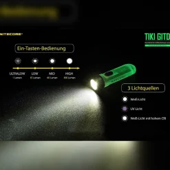 LED Lampe TIKI GTID - Glow in the dark