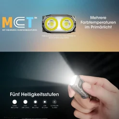 LED Schlüsselbund-Lampe TINI 3 - 600 Lumen