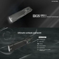 LED Taschenlampe EDC25 - 3000 Lumen