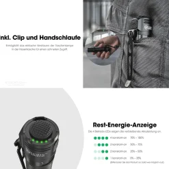 LED Taschenlampe EDC31 - 3500 Lumen