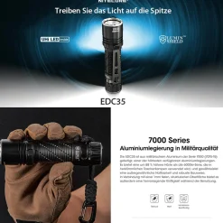 LED Taschenlampe EDC35 - 5000 Lumen