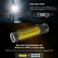 LED Taschenlampe EDC35 - 5000 Lumen