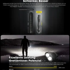 LED Taschenlampe EDC23 SABER - 2500 Lumen