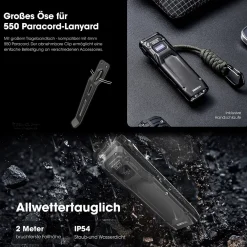 LED Taschenlampe EDC23 SABER - 2500 Lumen