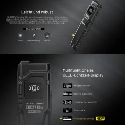 LED Taschenlampe EDC27 UHi - 3100 Lumen