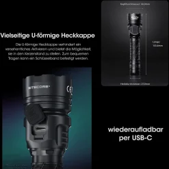 LED Taschenlampe MH25 PRO - 3300 Lumen