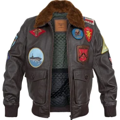 Leder Fliegerjacke 20201007
