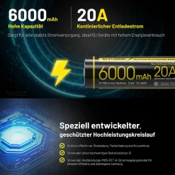 Li-Ion Akku 21700 - 6000mAH - NL2160HPI