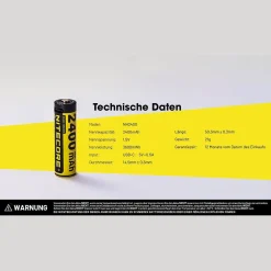 Li-Ion Akku - 1,5V - USB-C - 2400mAh - 4er