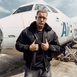 MA-2 Jacke mit Fellkragen