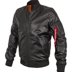 MA-1 Leather Bomber Jacket