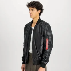 MA-1 Leather Bomber Jacket