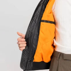MA-1 Leather Bomber Jacket