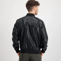 MA-1 VF Vintage Fit Vegan Leather Jacket