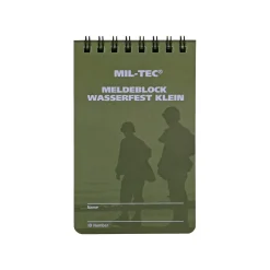 Meldeblock Wasserfest 75 x 130 mm