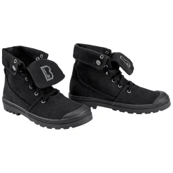 Military Canvas Sneaker High Boots