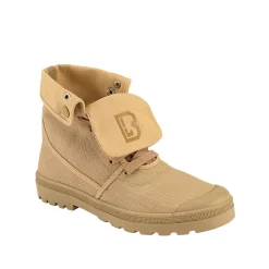 Military Canvas Sneaker High Boots