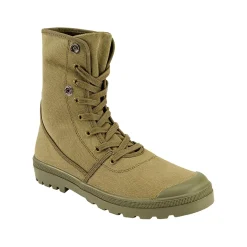 Military Canvas Sneaker High Boots