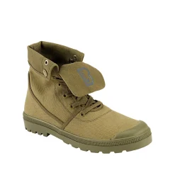 Military Canvas Sneaker High Boots
