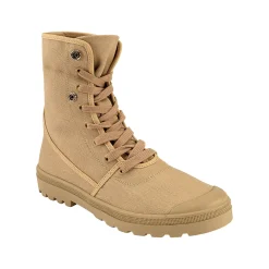 Military Canvas Sneaker High Boots
