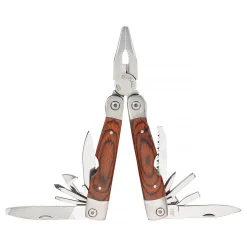 Multitool Pakkaholz Schalen m. Bits u. Etui