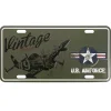 Nummernschild US Style mit Druck Vintage Series US Airforce