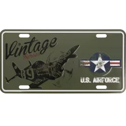 Nummernschild US Style mit Druck Vintage Series US Airforce