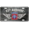Nummernschild US Style mit Druck 82nd Airborne