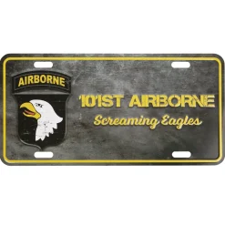 Nummernschild US Style mit Druck Screaming Eagles