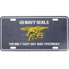 Nummernschild US Style mit Druck US Navy Seals
