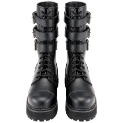 Plateau Phantom Buckle Boots
