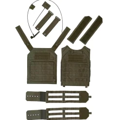 Plattenträger-Set abwerfbar LT025/V-A2