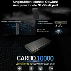 Powerbank Carbo10000 - 10000mAh