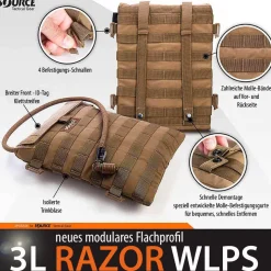 Razor Tactical Hydration Pack 3L