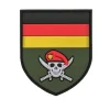 Rubber Patch Wappen Kommando Skull