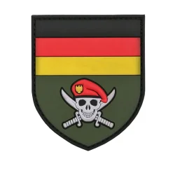Rubber Patch Wappen Kommando Skull