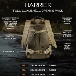 Rucksack Harrier Full Opening 35L