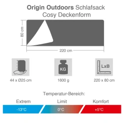 Schlafsack Cosy Deckenform