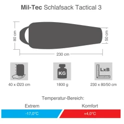 Schlafsack Tactical 3