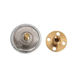 Schraubknopf 17 mm gekörnt