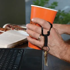 Slide Lock Key Ring Karabiner