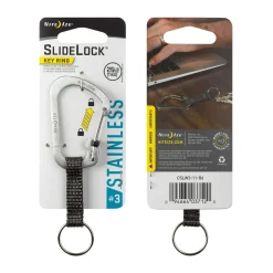 Slide Lock Key Ring Karabiner