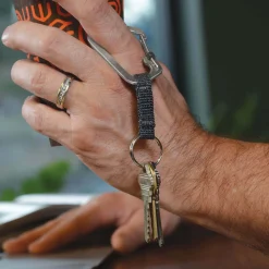 Slide Lock Key Ring Karabiner